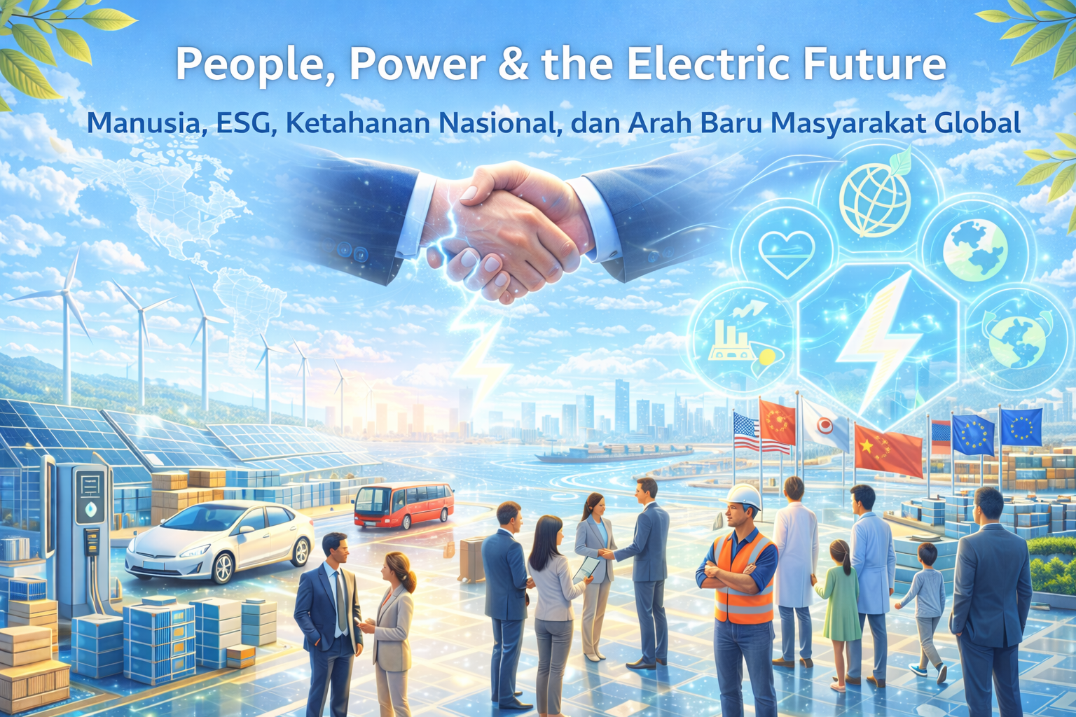 People, Power & the Electric Future, Manusia, ESG, Ketahanan Nasional, dan Arah Baru Masyarakat Global