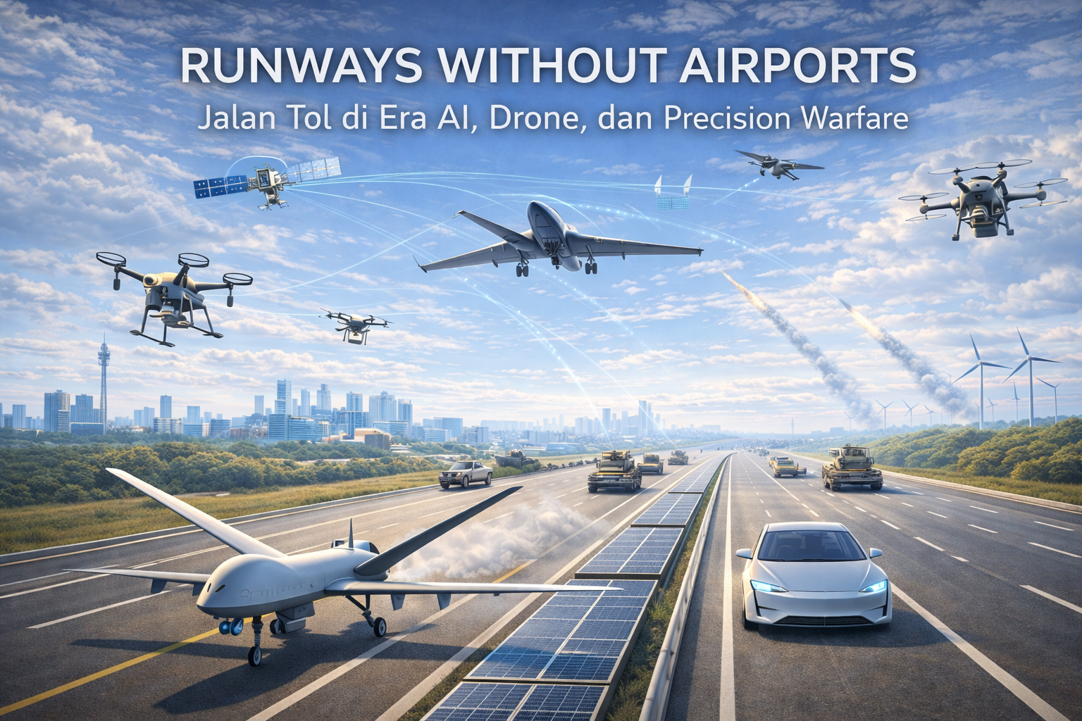 Runways Without Airports, Jalan Tol di Era AI, Drone, dan Precision Warfare (Highway of Defence — Part II)