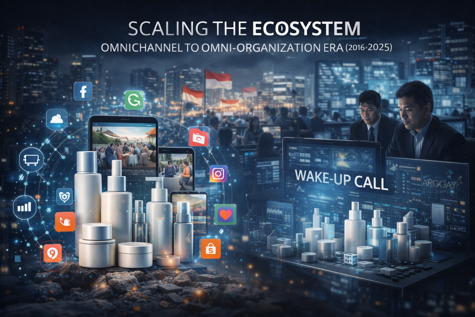 Scaling the Ecosystem — Omnichannel to Omni-Organization Era (2016–2025), Marketplace Expansion, Social Commerce Acceleration, dan Organizational Wake-Up Call di Industri Skincare Indonesia