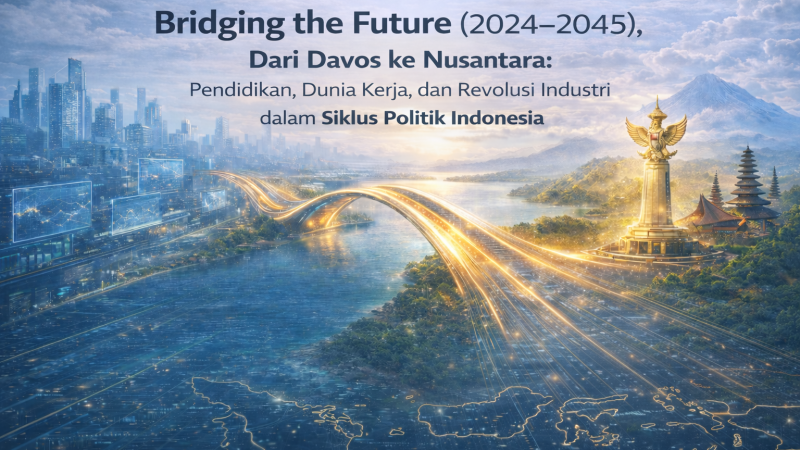 Bridging the Future (2024–2045): Dari Davos ke Nusantara, Pendidikan, Dunia Kerja, dan Revolusi Industri dalam Siklus Politik Indonesia