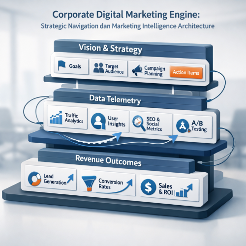 Corporate Digital Marketing Engine Strategic Navigation dan Marketing Intelligence Architecture
