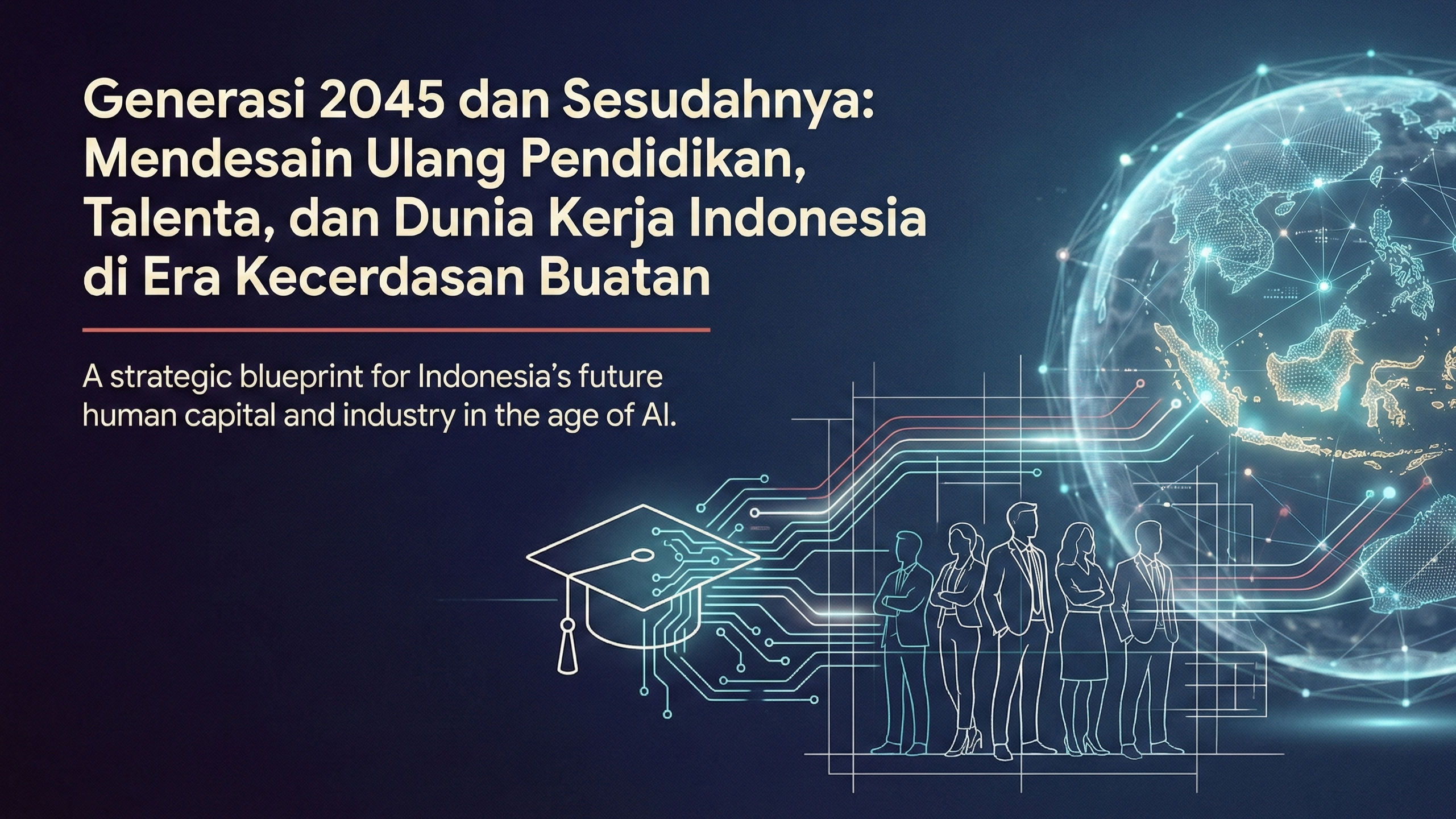 Generasi 2045 dan Sesudahnya: Mendesain Ulang Pendidikan, Talenta, dan Dunia Kerja Indonesia di Era Kecerdasan Buatan