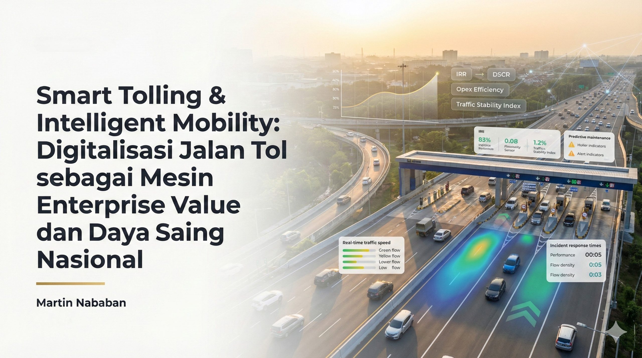 Smart Tolling & Intelligent Mobility: Digitalisasi Jalan Tol sebagai Mesin Enterprise Value dan Daya Saing Nasional