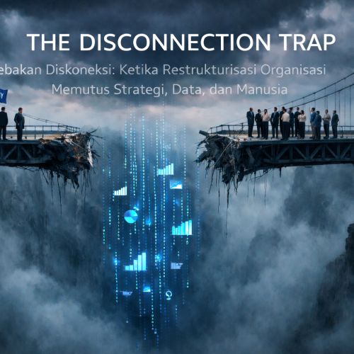 THE DISCONNECTION TRAP, Jebakan Diskoneksi Ketika Restrukturisasi Organisasi Memutus Strategi, Data, dan Manusia