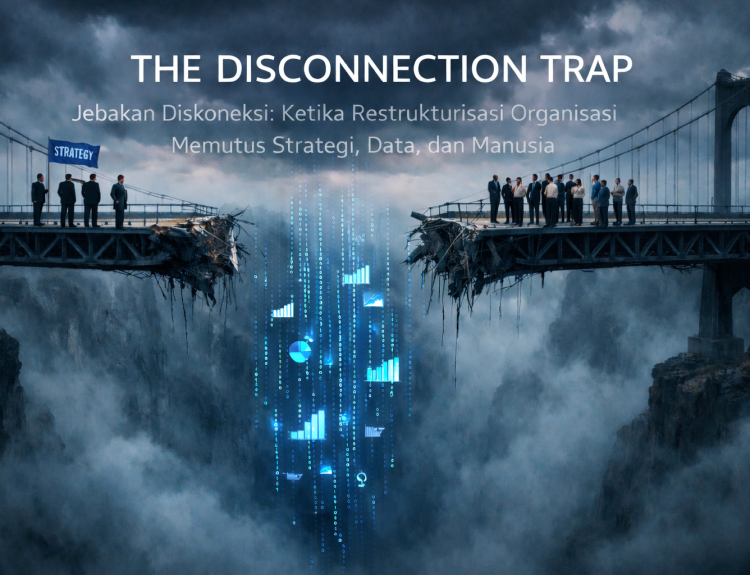 THE DISCONNECTION TRAP, Jebakan Diskoneksi Ketika Restrukturisasi Organisasi Memutus Strategi, Data, dan Manusia