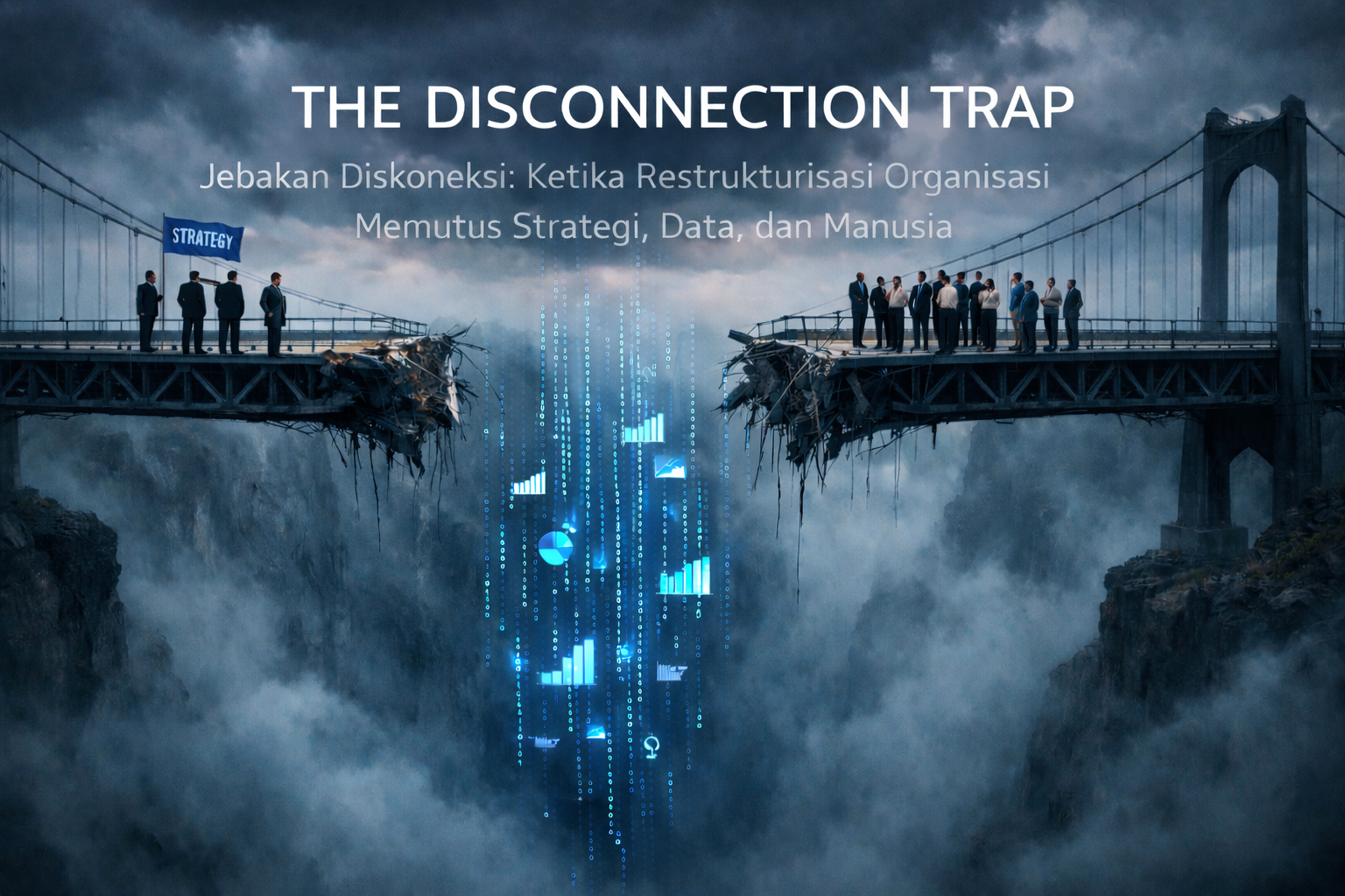 THE DISCONNECTION TRAP, Jebakan Diskoneksi Ketika Restrukturisasi Organisasi Memutus Strategi, Data, dan Manusia