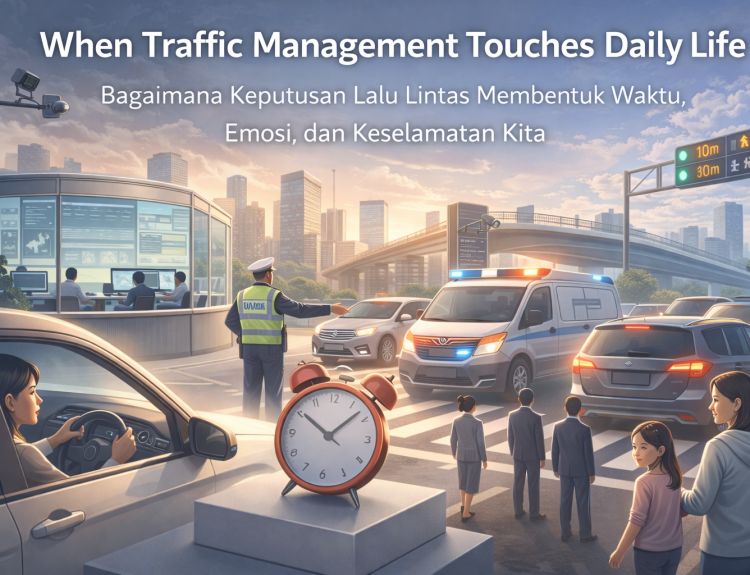 When Traffic Management Touches Daily Life, Bagaimana Keputusan Lalu Lintas Membentuk Waktu, Emosi, dan Keselamatan Kita