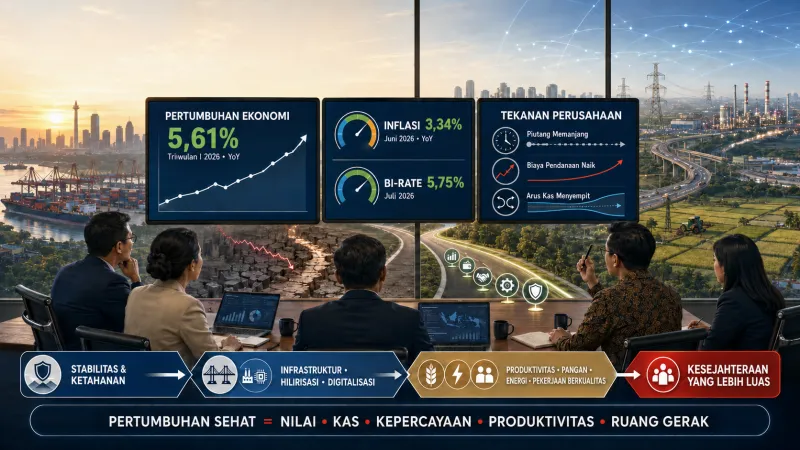 INDONESIA 2026–2029 | Economic Crossroads: Membaca Kesinambungan Pembangunan dan Menjaga Pertumbuhan Tetap Sehat