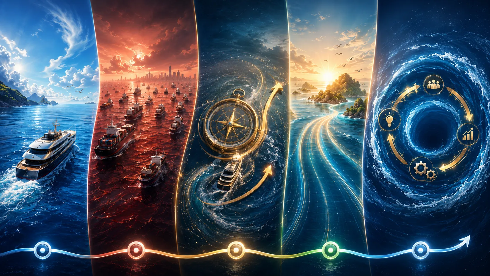 Strategic Renewal Playbook: Dari Blue Ocean ke Red Ocean, Lalu Bangkit Lagi
