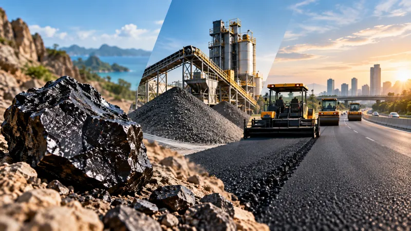BLACK GOLD BENEATH OUR ROADS, Aspal Alam,  Ketahanan Pasokan, dan Peluang Industri Indonesia