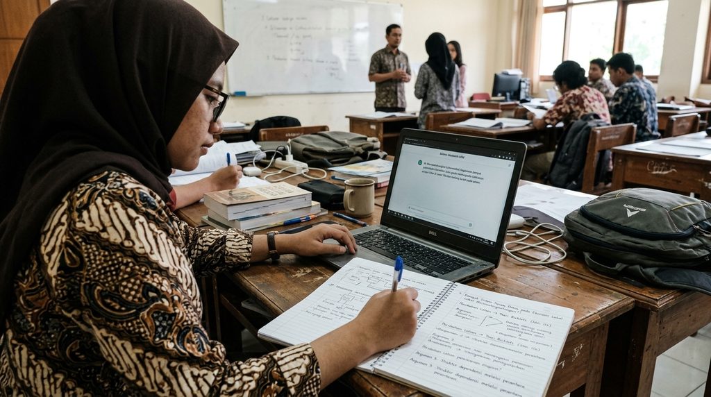 Perguruan tinggi adalah pintu masuk Gen Z ke dunia kerja, sehingga cara kampus mengatur AI akan ikut membentuk kualitas talenta yang diterima perusahaan beberapa tahun lagi.
Telkom University, perguruan tinggi swasta di Bandung, menerbitkan Pedoman Penggunaan Artificial Intelligence untuk Pembelajaran dan Pengajaran pada 2025. Pedoman ini tidak melarang AI, tetapi secara eksplisit mewajibkan setiap penggunaan AI menghindari ketergantungan berlebihan, agar kemampuan berpikir kritis dan pembelajaran jangka panjang mahasiswa tetap berkembang. Pedoman tersebut juga memuat klasifikasi tingkat risiko penggunaan AI dan kewajiban deklarasi transparansi penggunaan AI oleh mahasiswa.